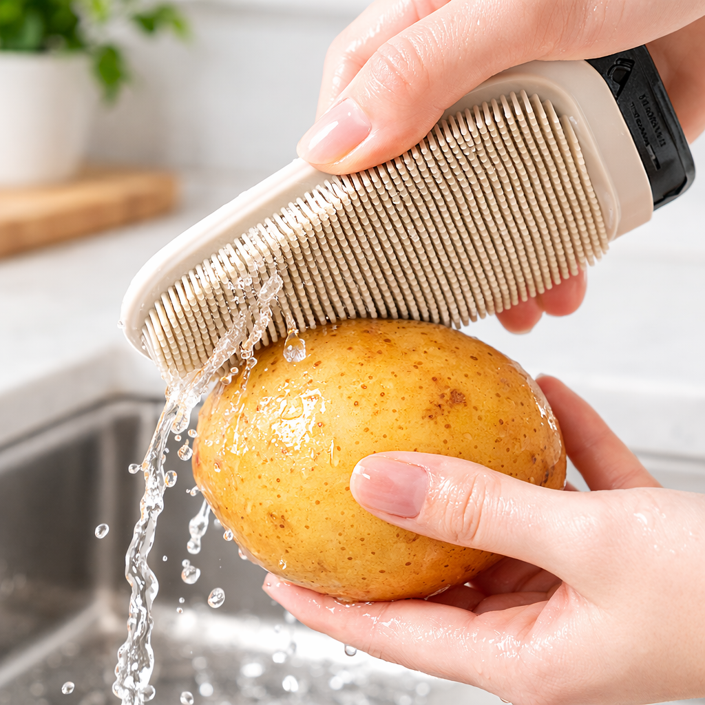 Multi-Function Silicone Kitchen Cleaning Brush