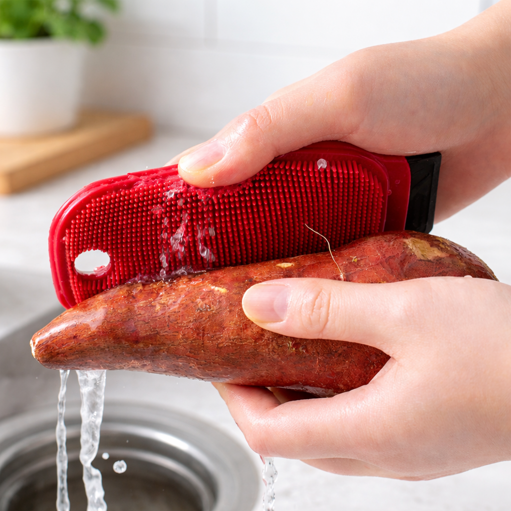 Multi-Function Silicone Kitchen Cleaning Brush