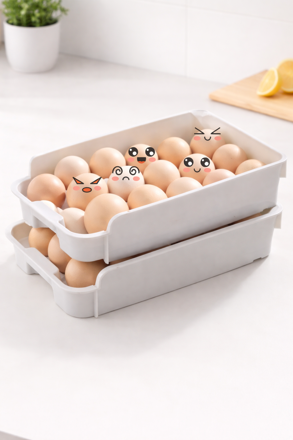 Egg Storage Organizer for Refrigerator