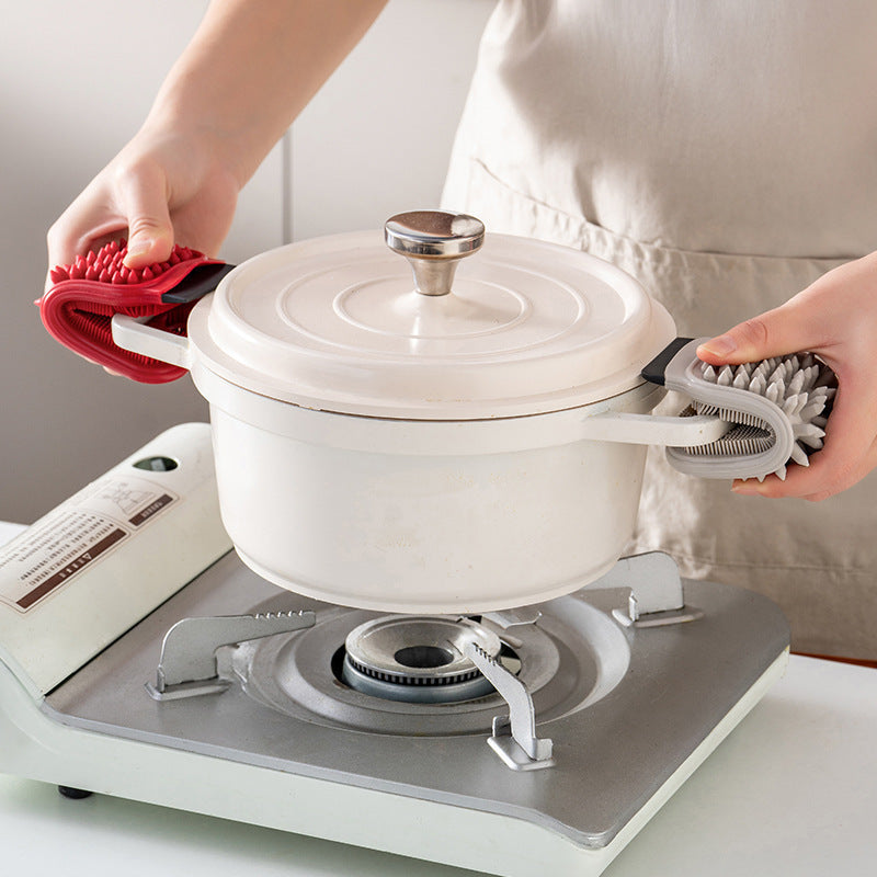 Multi-Function Silicone Kitchen Cleaning Brush